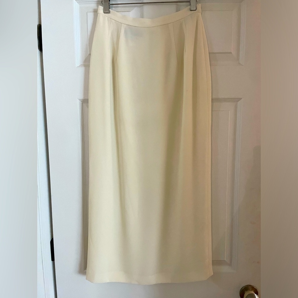 Vintage Elegant Cream Skirt